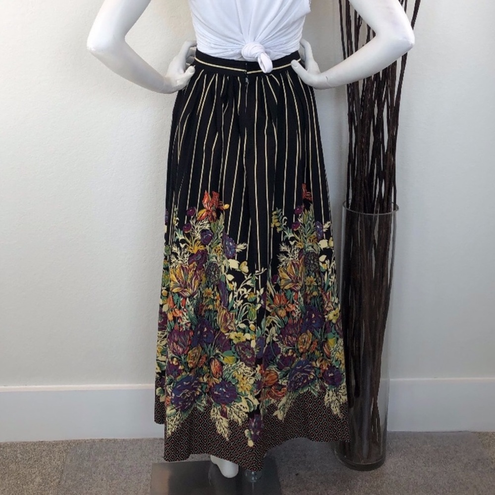 EUC Vintage Floral Maxi Skirt